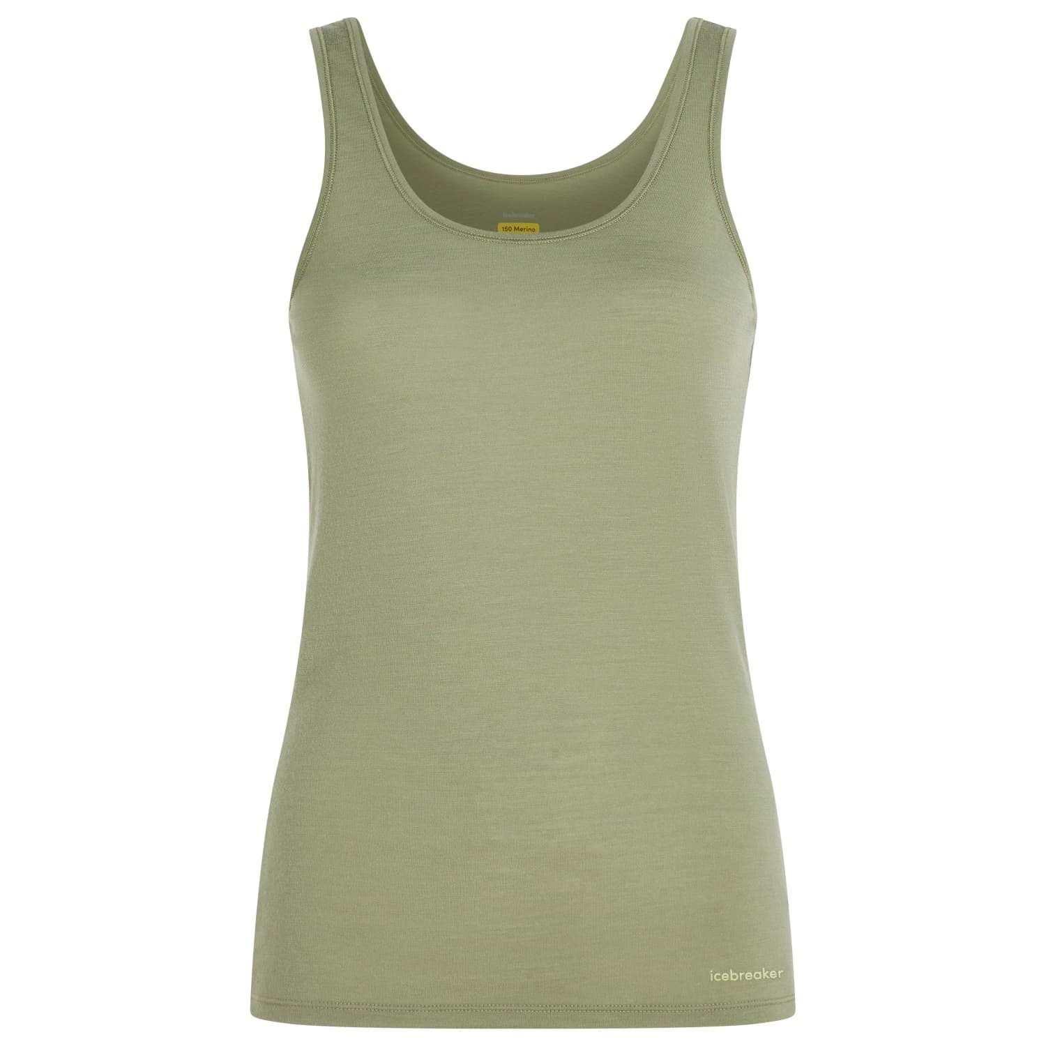 Дамско мериносово термобельо Icebreaker Women's Siren Tank Merino base layer - Lichen