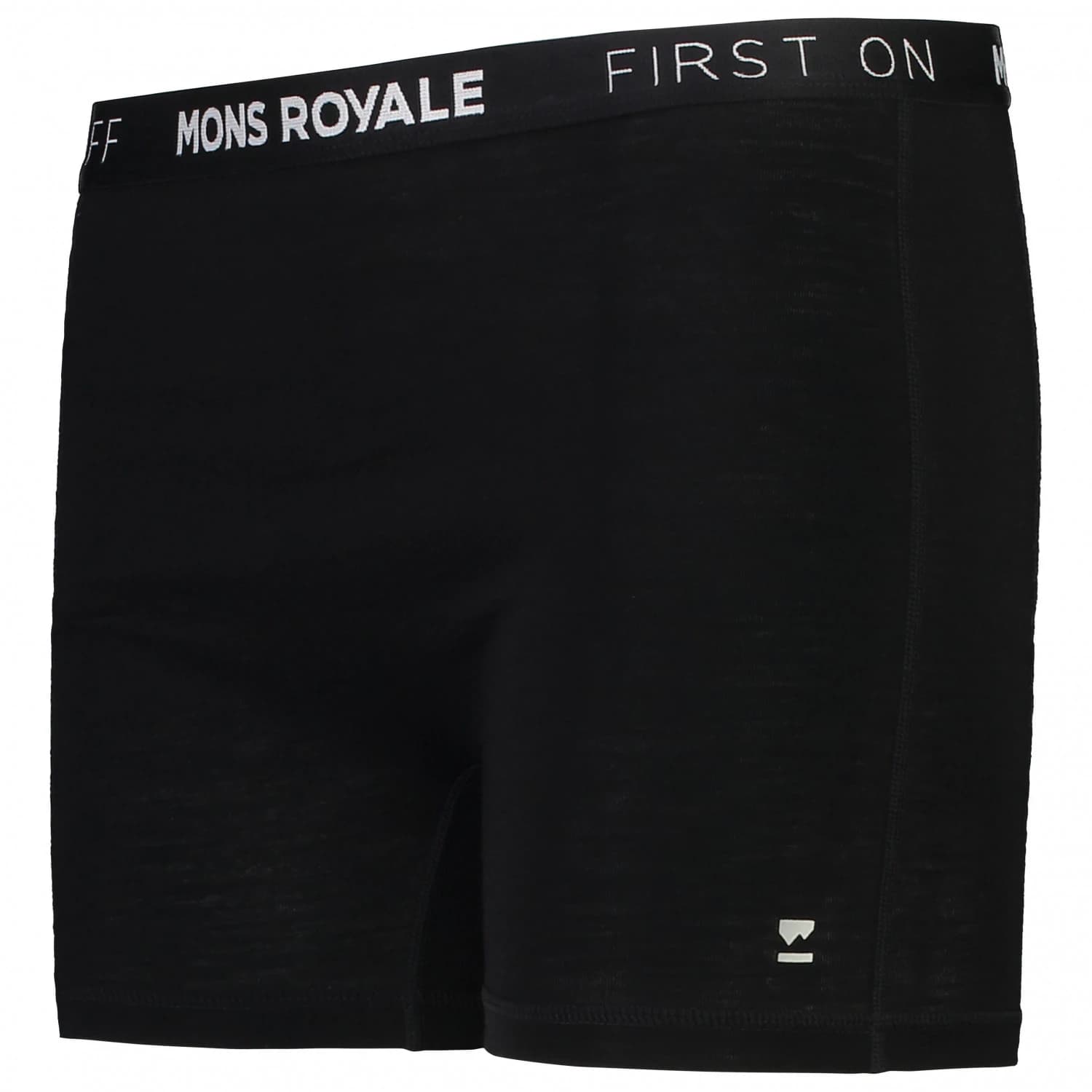 Дамско мериносово термобельо Mons Royale Women's Hannah Hot Pant Merino base layer - Black / Black