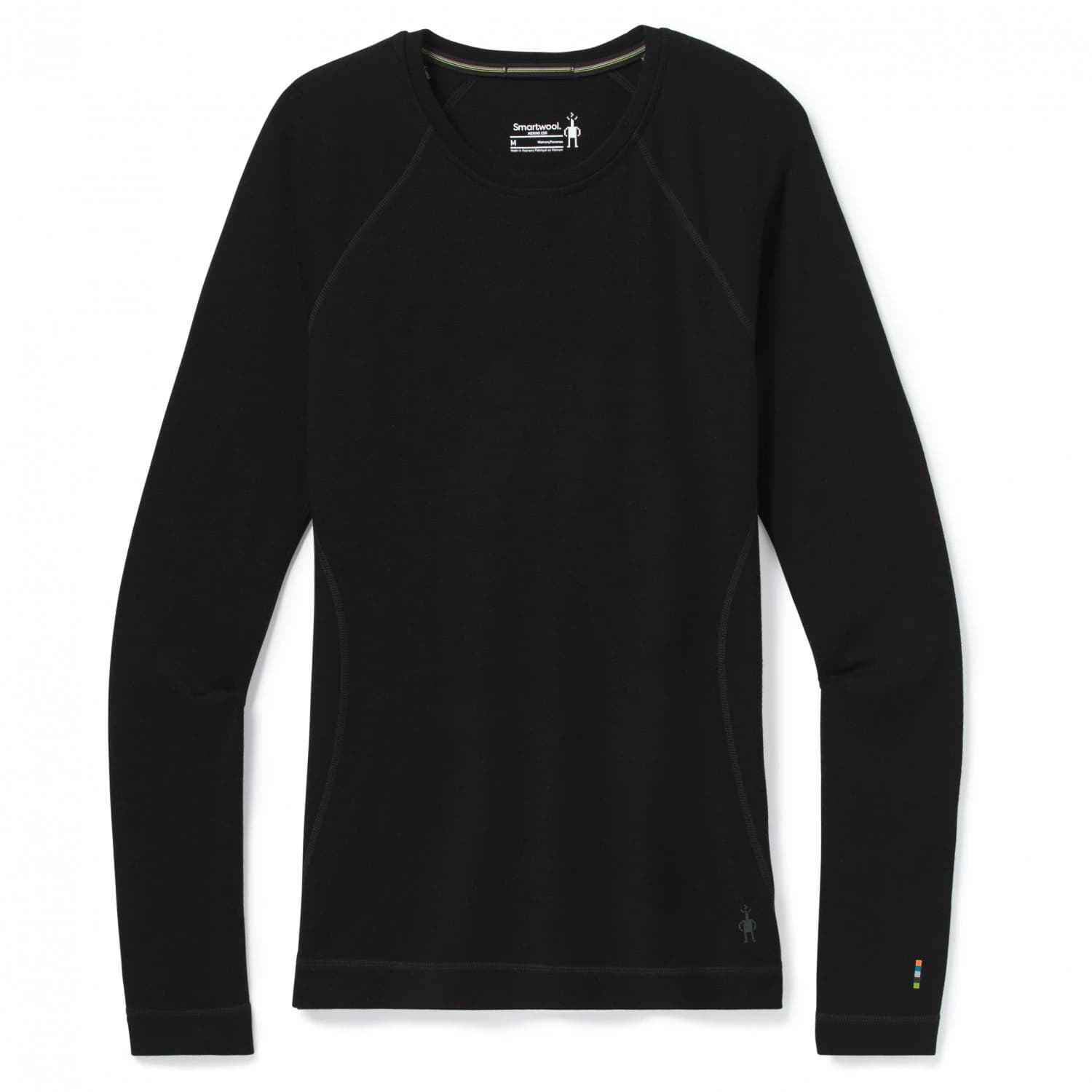 Дамско мериносово термобельо Smartwool Women's Merino 250 Baselayer Crew Boxed Merino base layer - Black