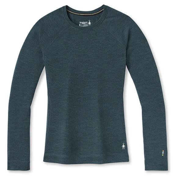 Дамско мериносово термобельо Smartwool Women's Merino 250 Baselayer Crew Boxed Merino base layer - Twilight Blue Heather