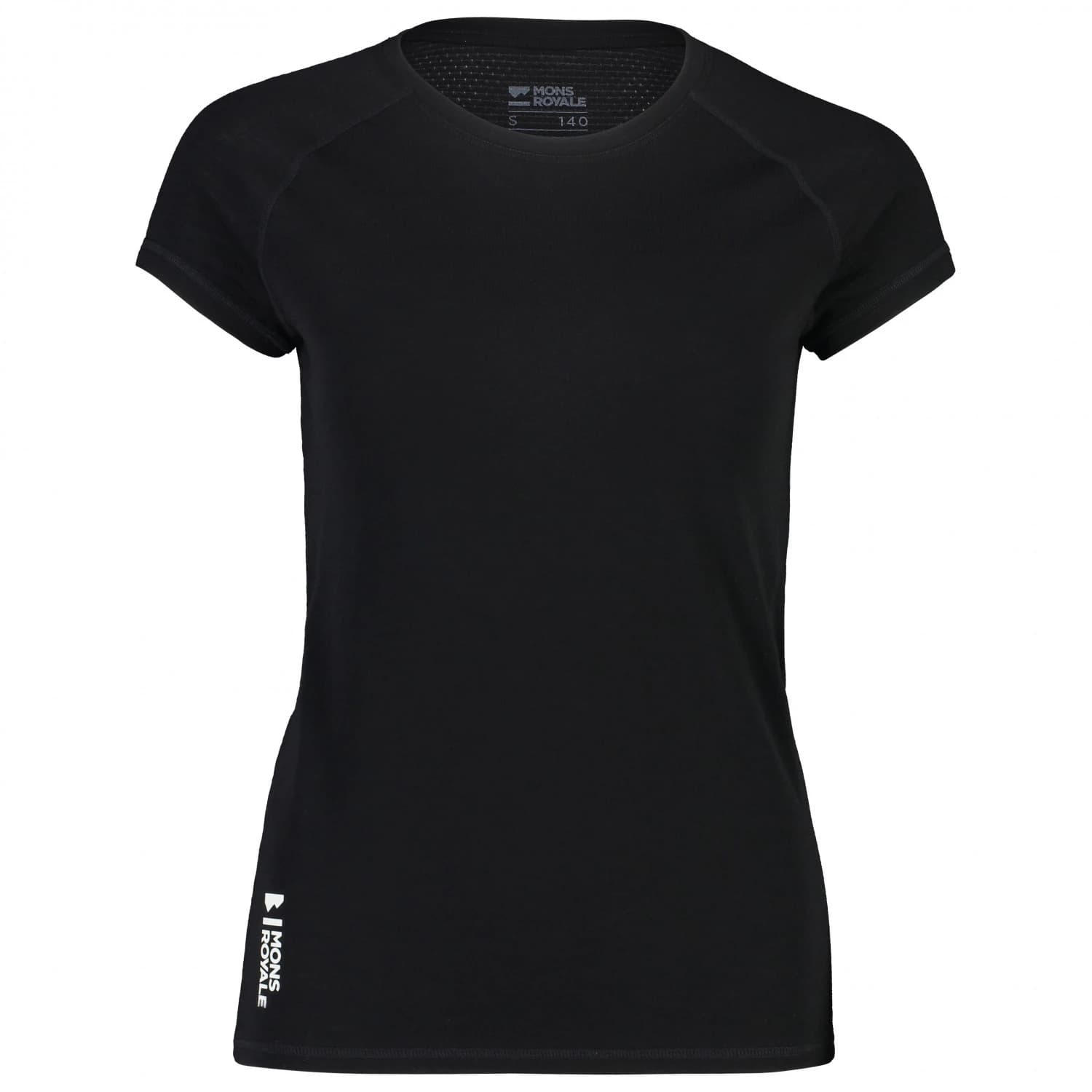 Дамско мериносово термобельо Mons royale Women's Bella Tech Tee Merino base layer - Black