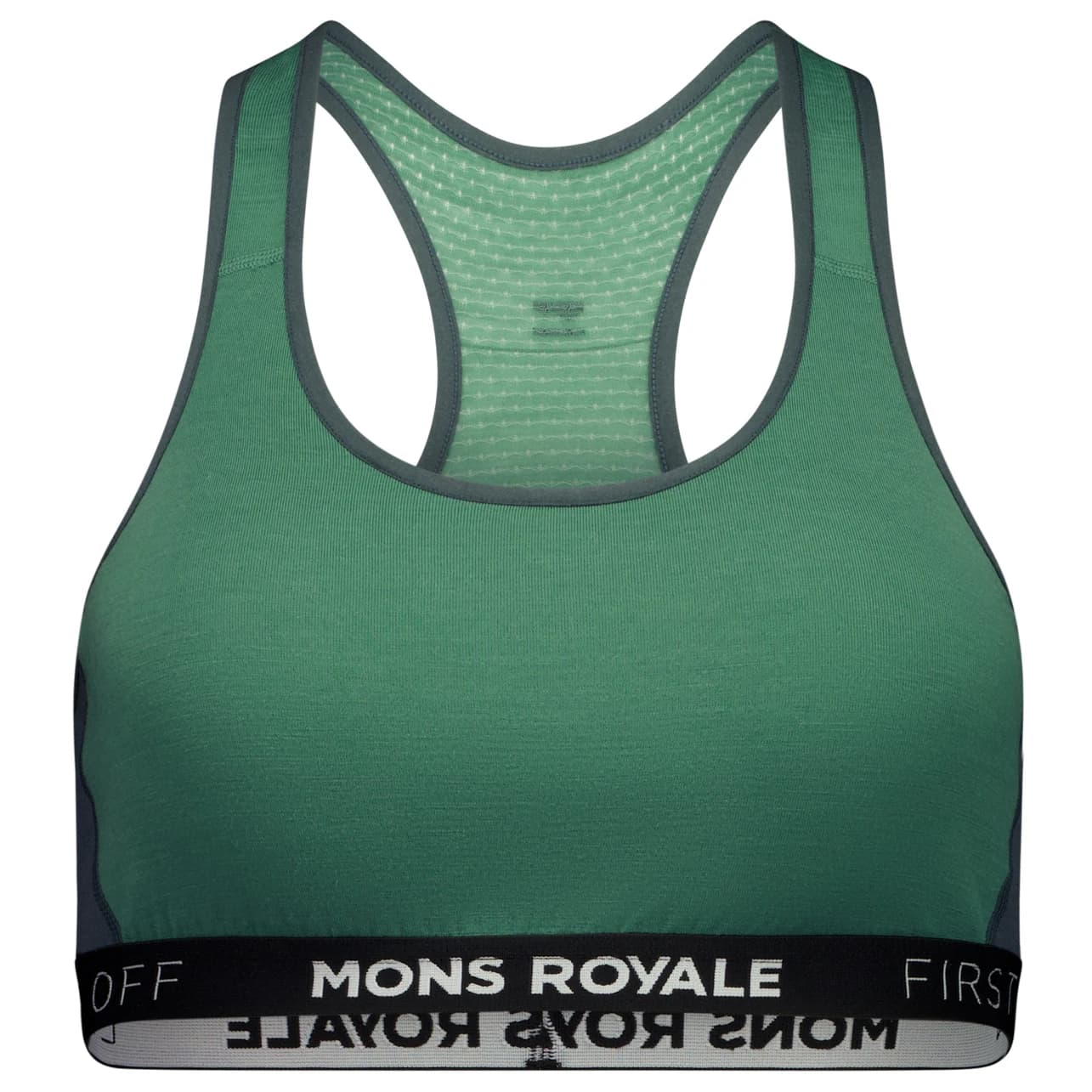 Дамски спортен сутиен Mons Royale Women's Sierra Sports Bra - Deep Jade / Dark Cypress