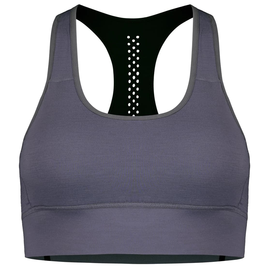 Дамско мериносово термобельо Mons royale Women's Stratos Merino Shift Sports Bra Sports bra - Shark