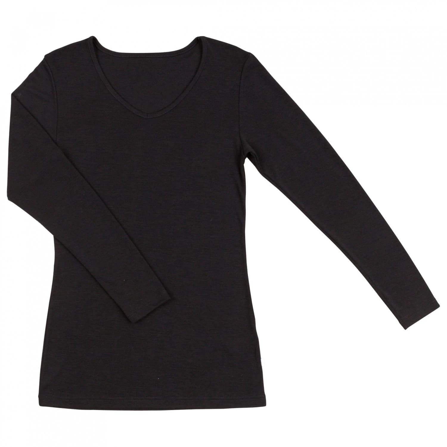 Дамско мериносово термобельо Joha Women's Blouse L/S 85/15 Merino base layer - Black