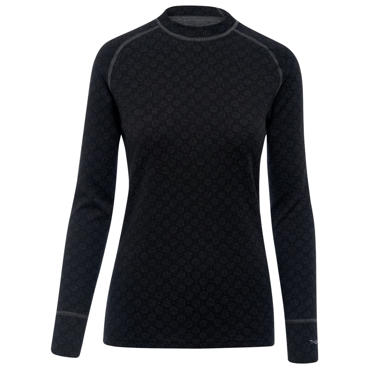 Мериносово термобельо Thermowave Women's Merino Xtreme L/S Shirt Merino base layer - Black / Dark Grey Melange