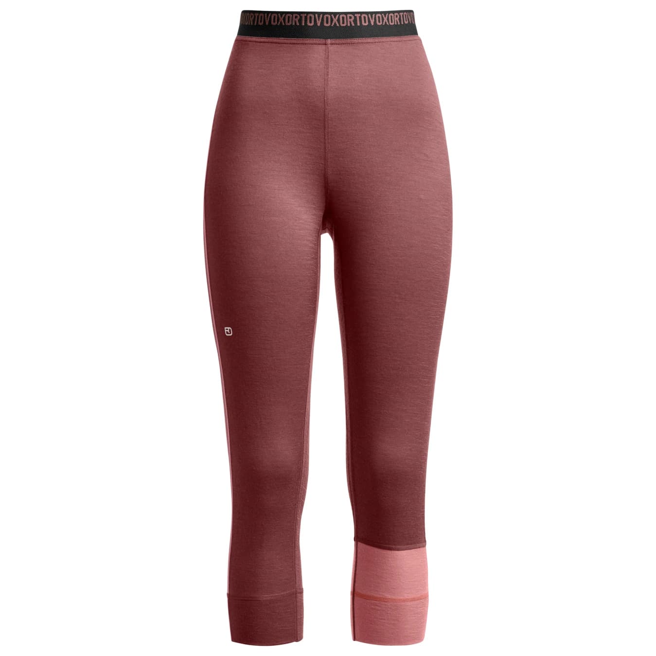 Дамско мериносово термобельо Ortovox Women's 185 Rock'N'Wool Short Pants Merino base layer - Chestnut