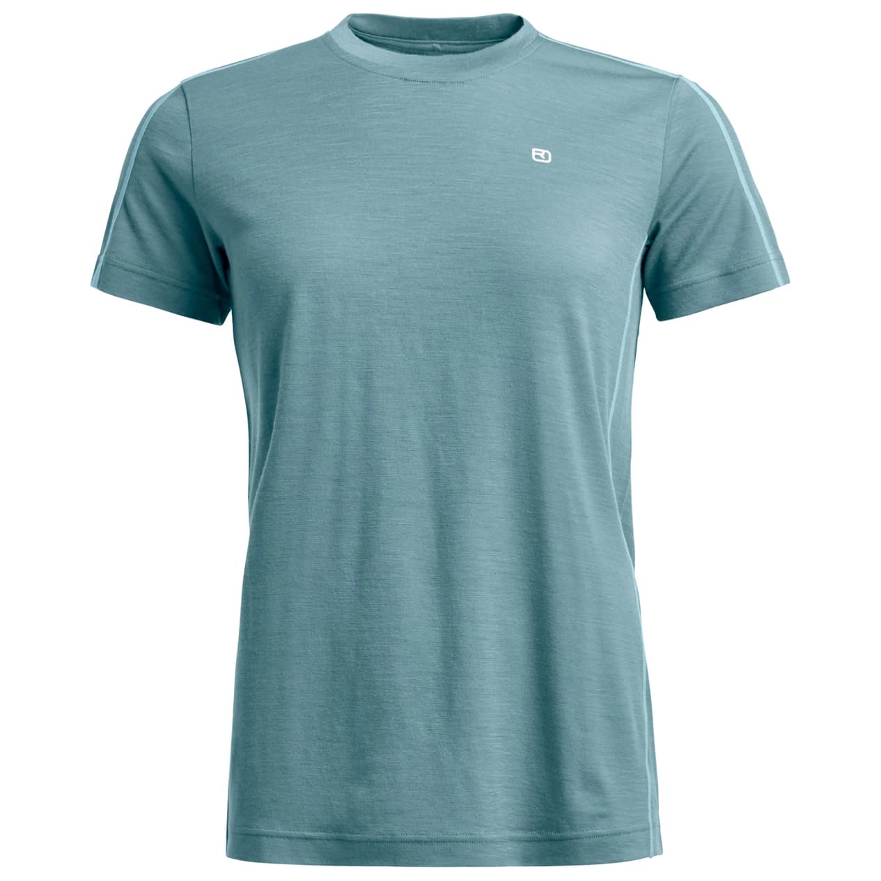 Дамско мериносово термобельо Ortovox Women's 185 Rock'N'Wool Short Sleeve Merino base layer - Icy Shore