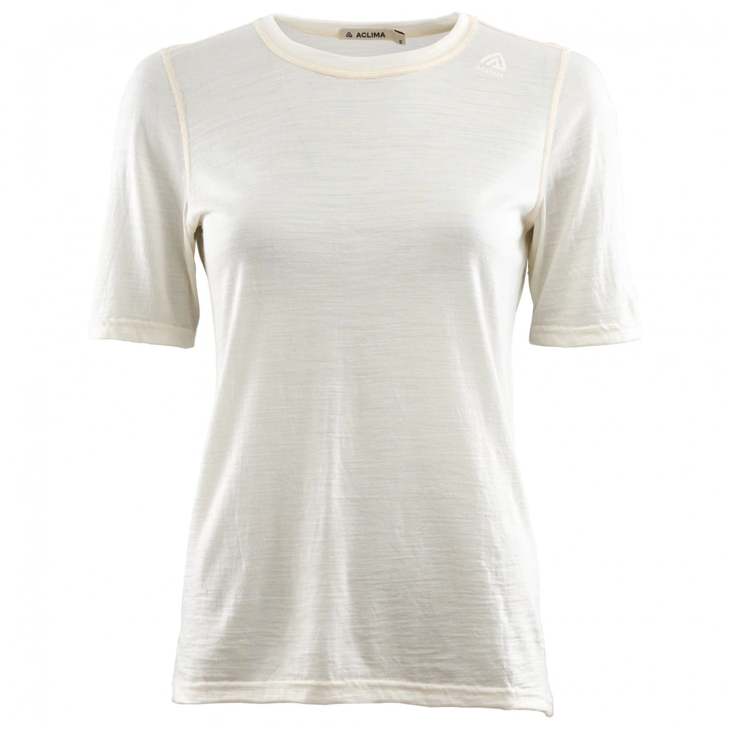 Дамско мериносово термобельо Aclima Women's Lightwool Undershirt Tee Merino base layer - Nature