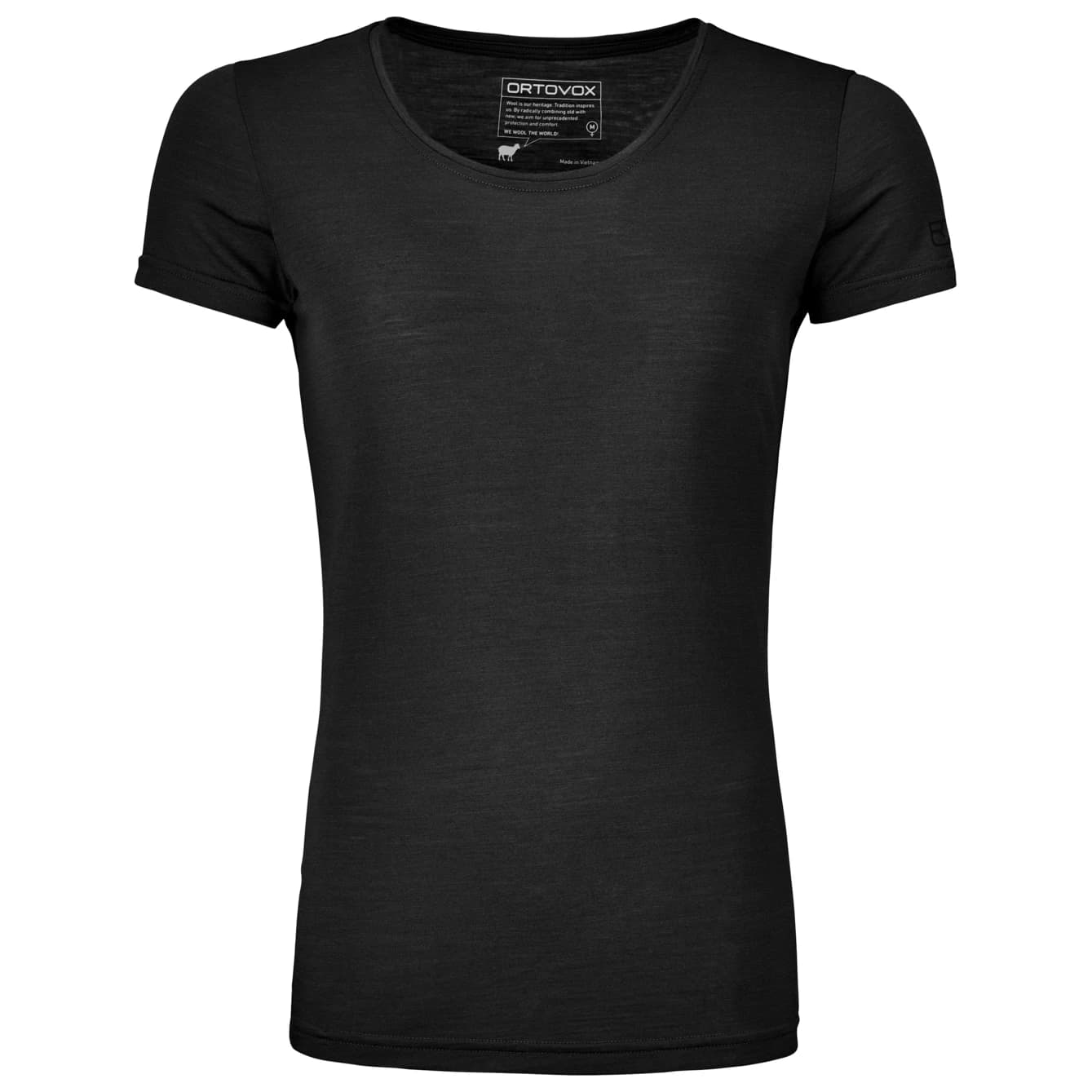 Дамска мериносова блуза Ortovox Women's 150 Cool Clean Merino base layer - Black Raven