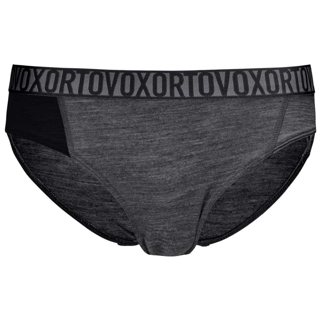 Дамско мериносово термобельо Ortovox Women's 150 Essential Bikini Merino base layer - Black Raven Blend