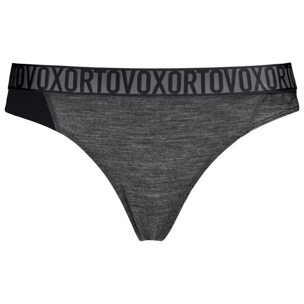 Дамско мериносово термобельо Ortovox Women's 150 Essential Thong Merino base layer - Black Raven Blend