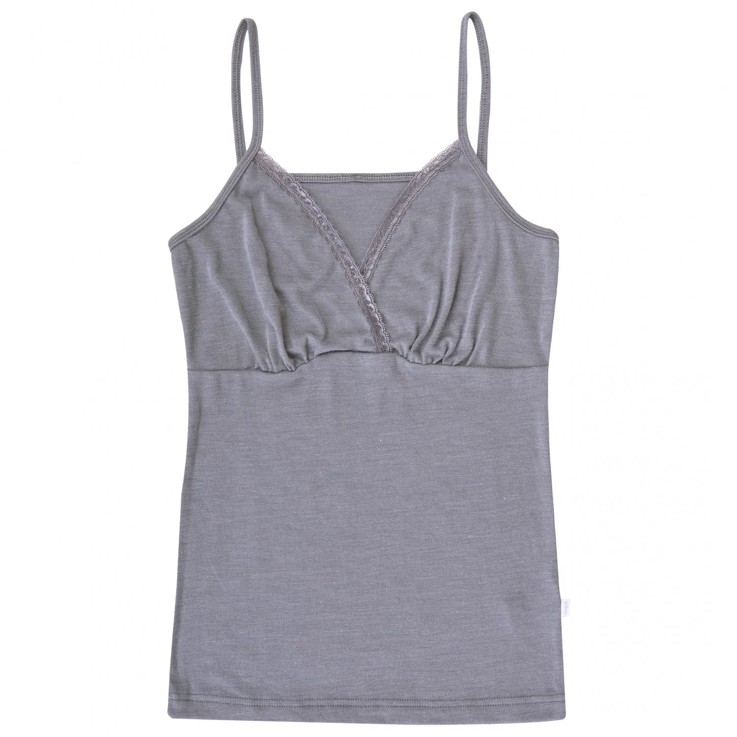 Дамско мериносово термобельо Joha Women's Chemise Everyday base layer - Grey