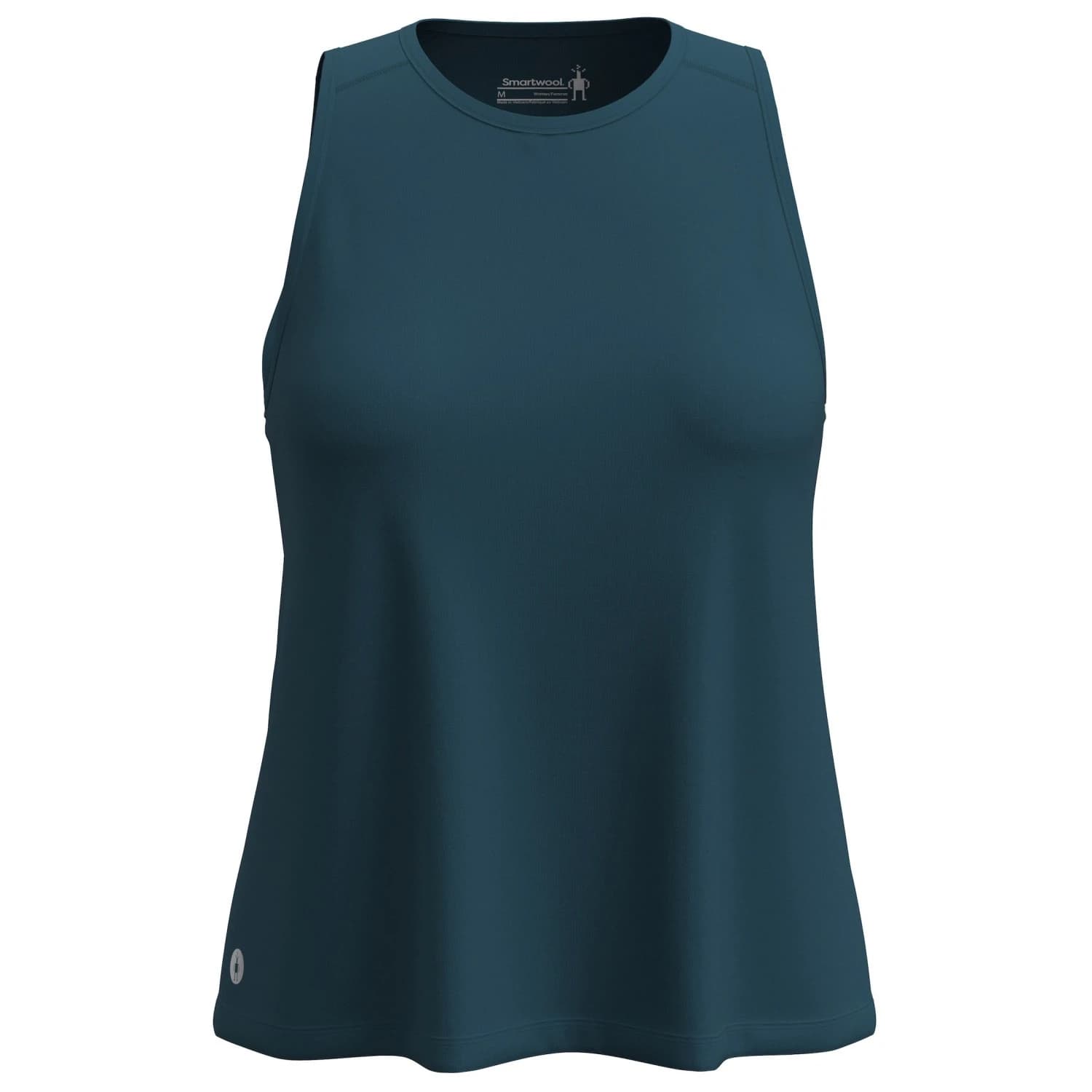 Дамски потник с широка презрамка Smartwool Women's Active Ultralite High Neck Tank Merino base layer - Twilight Blue