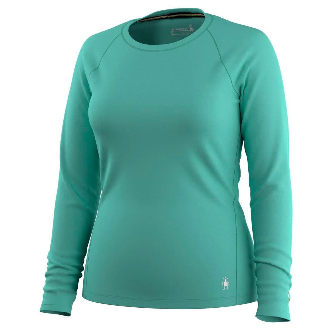 Дамско мериносово термобельо Smartwool Women's Classic All-Season Merino Base Layer L/S Merino base layer - Pacific Blue