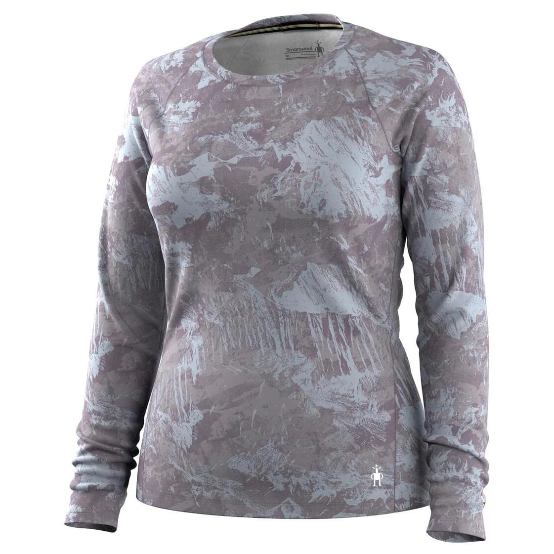 Дамско мериносово термобельо Smartwool Women's Classic All-Season Merino Base Layer L/S Merino base layer - Purple Storm Mountain