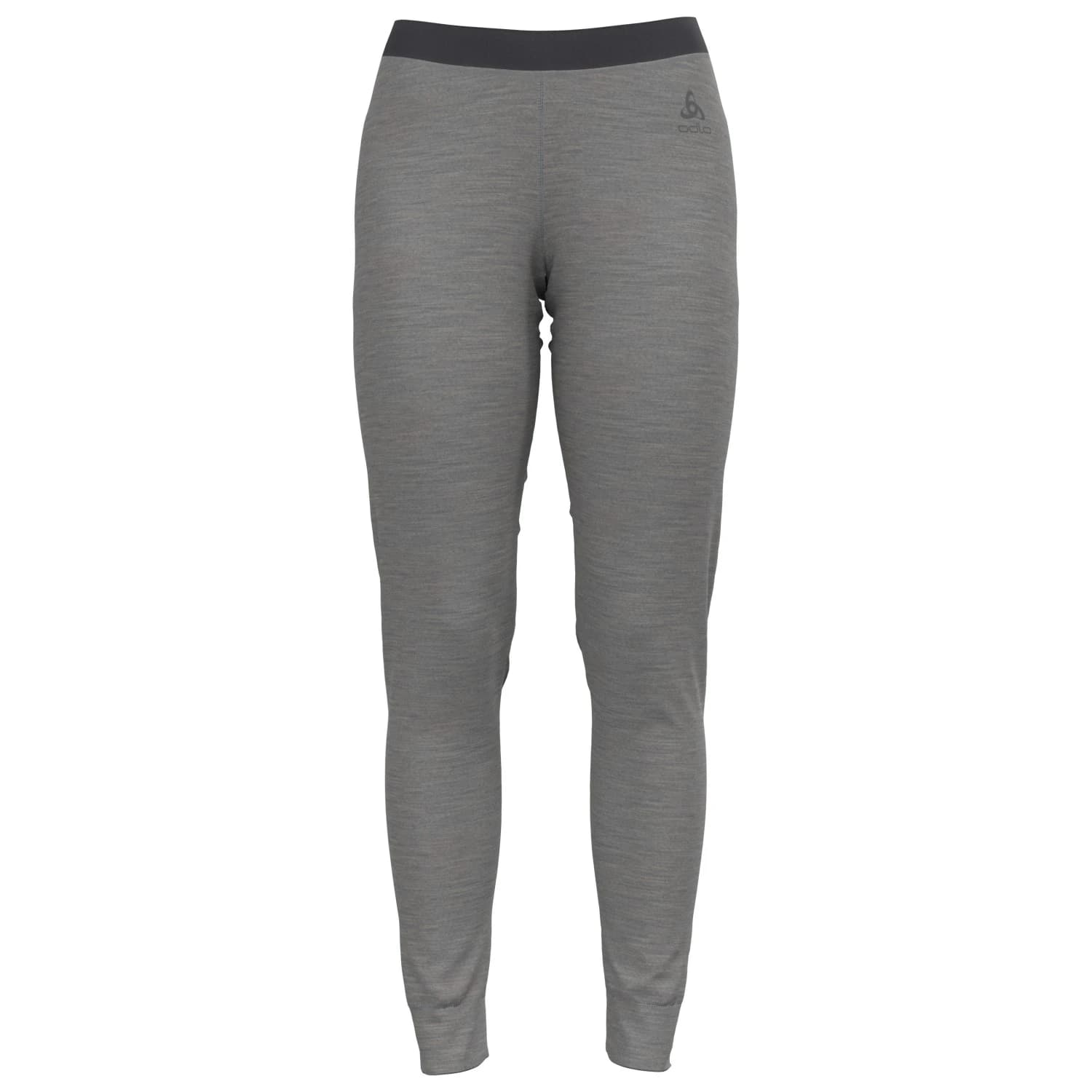 Дамско мериносово термобельо Odlo Women's Baselayer Bottom Long Merino 200 Merino base layer - Steel Grey Melange