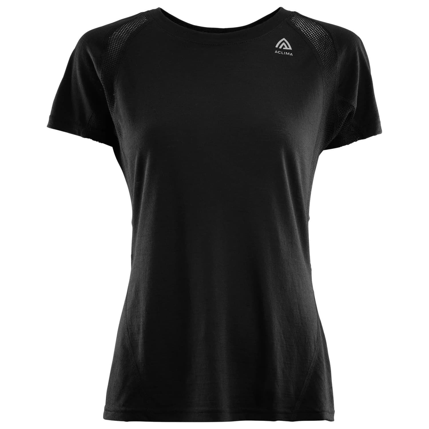 Дамско мериносово термобельо Aclima Women's Lightwool Sports T-Shirt Merino base layer - Jet Black