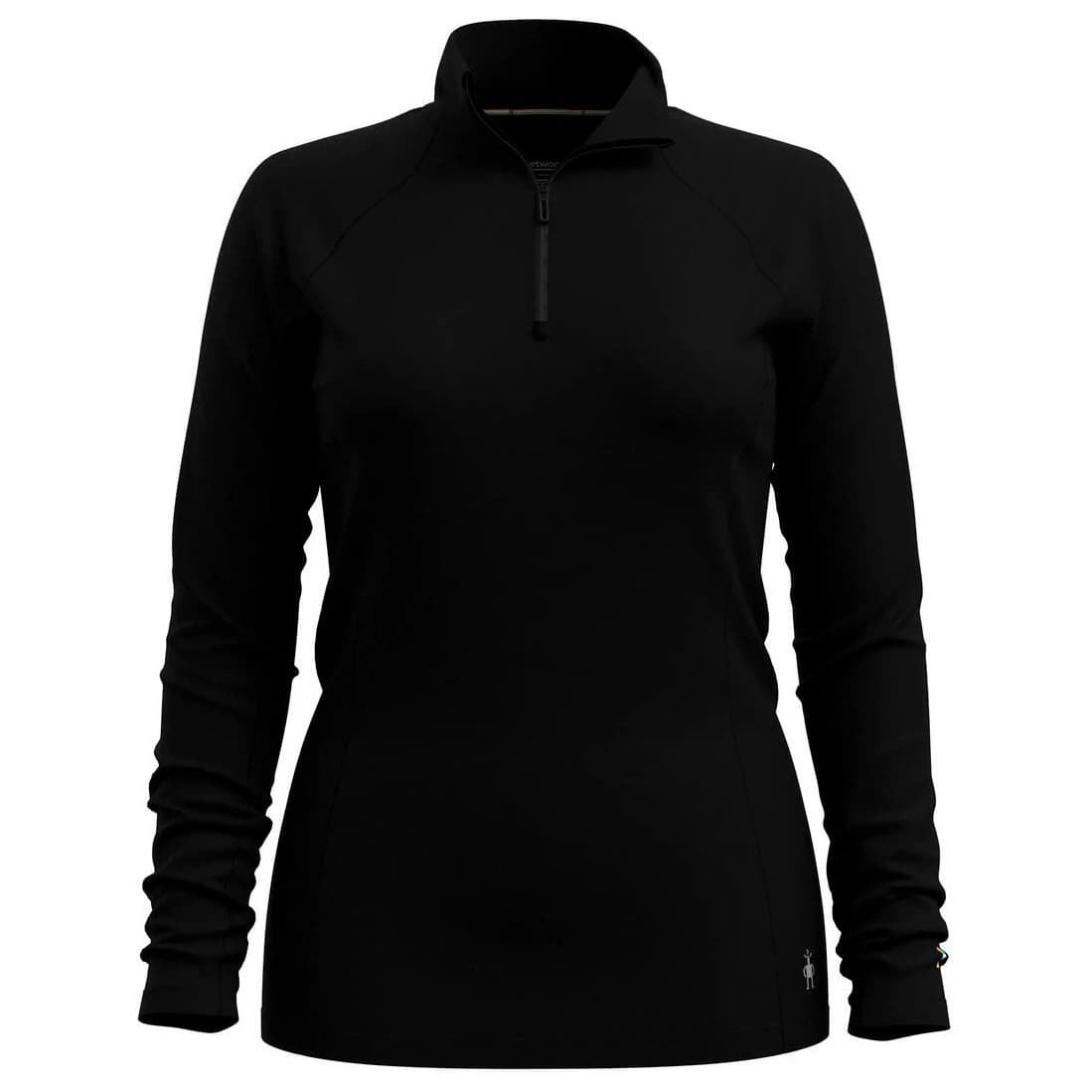 Дамско мериносово термобельо Smartwool Women's Classic All-Season Merino BL 1/4 Zip Boxed Merino base layer - Black