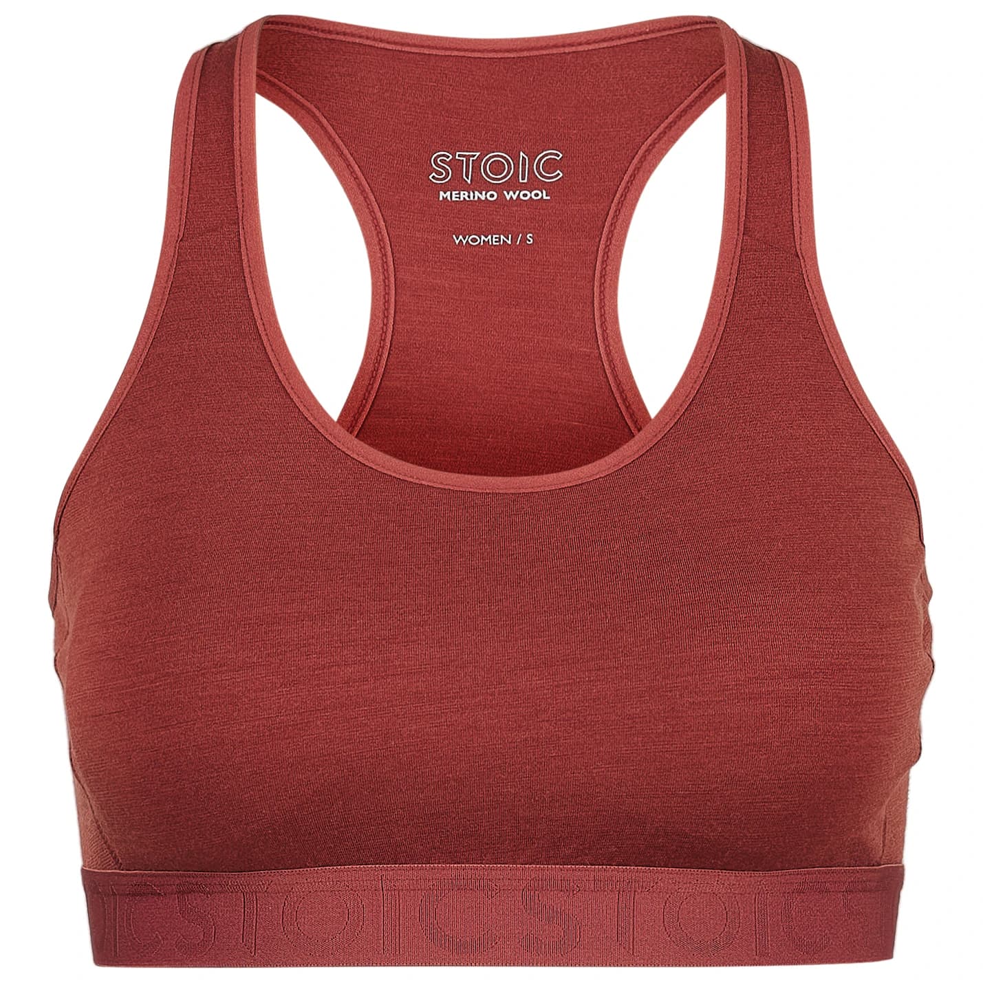 Дамско мериносово термобельо Stoic Women's Merino150 AlsenSt. Bra Merino base layer - Barn Red