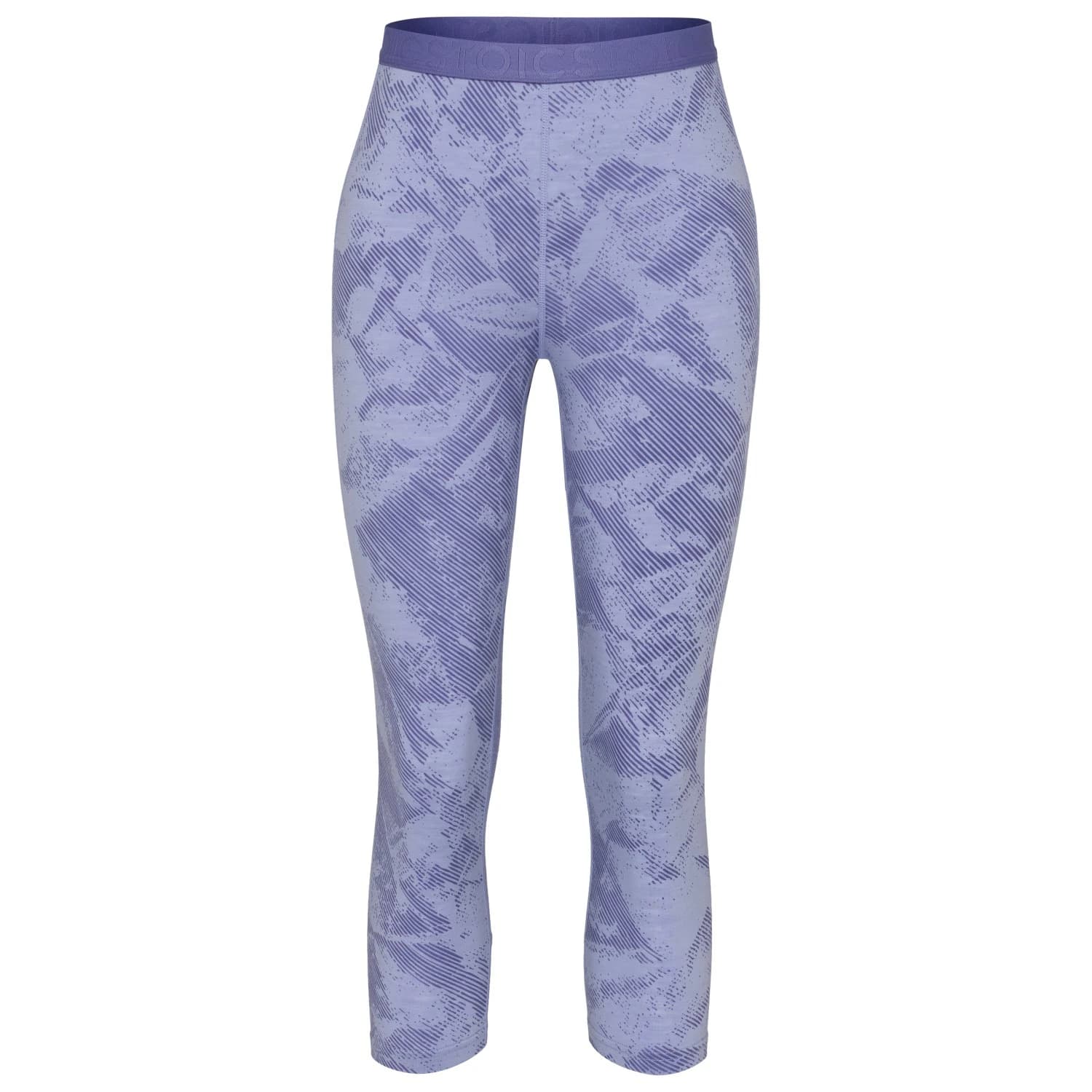 Мериносово термобельо Stoic Women's MerinoMesh150 SadjemSt. 3/4 Pants Merino base layer - Blue Bell Purple AOP