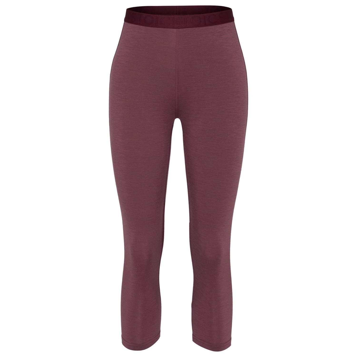 Мериносово термобельо Stoic Women's MerinoMesh150 SadjemSt. 3/4 Pants Merino base layer - Plum Red/Dark Plum Red