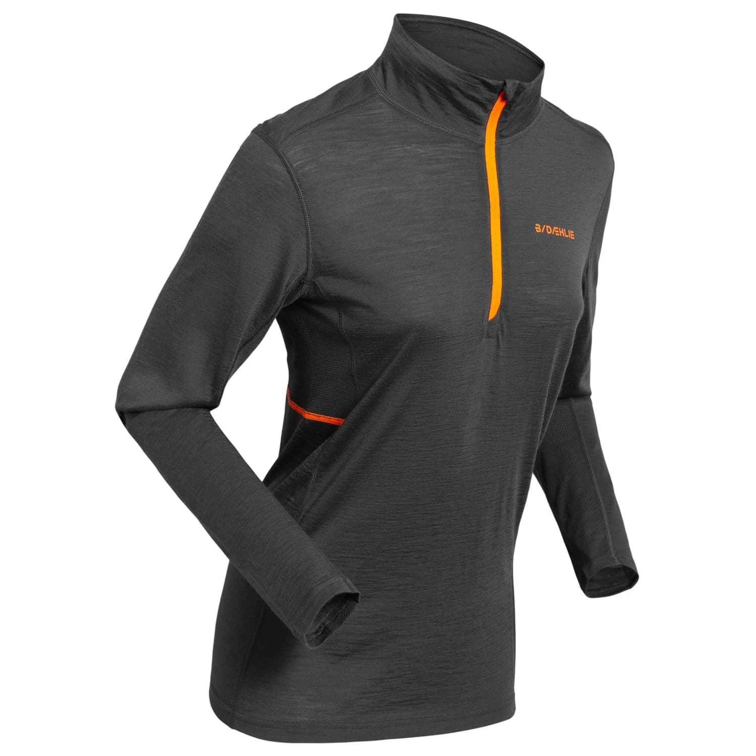 Мериносово термобельо Daehlie Women's Performance Wool Half Zip Merino base layer - Obsidian