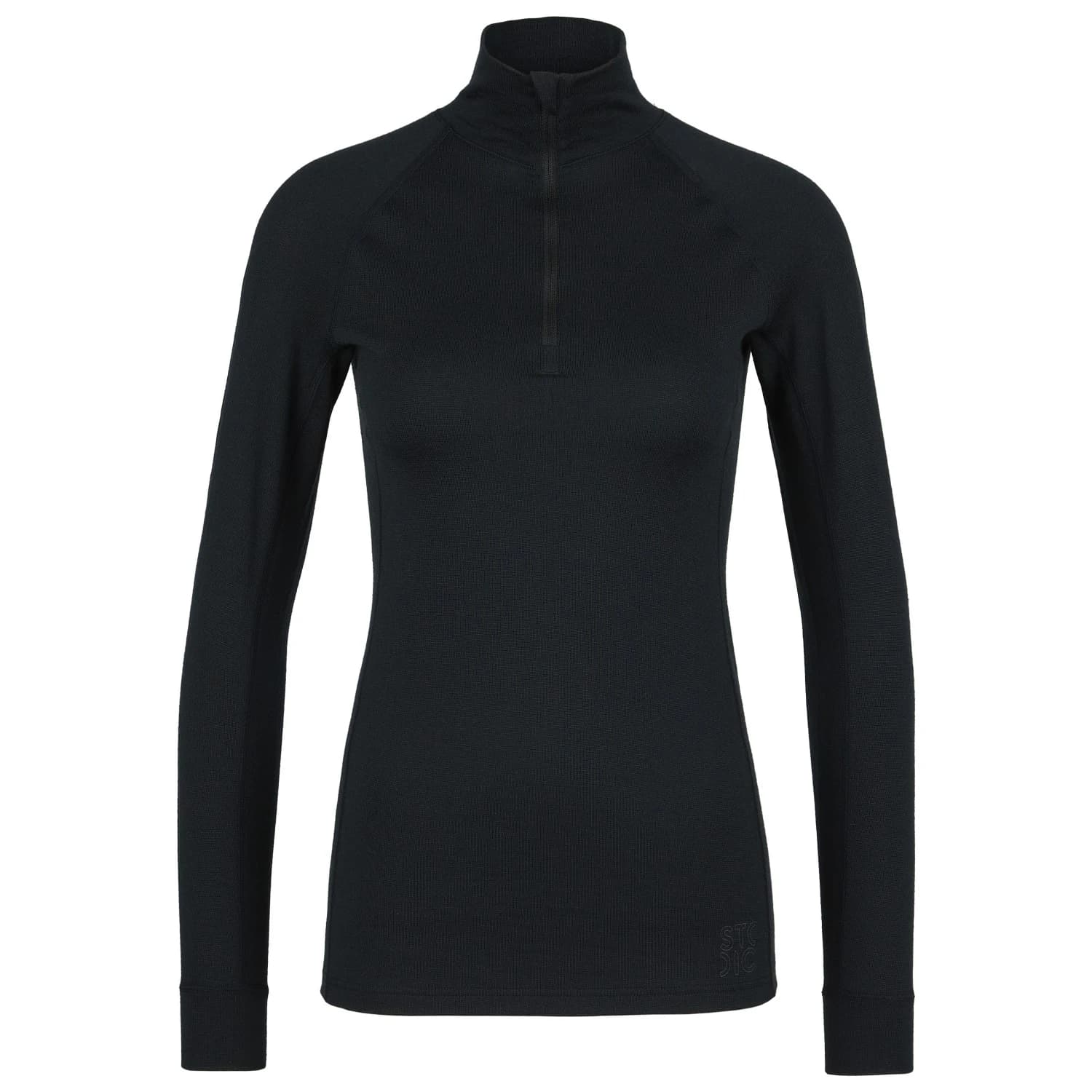 Дамско мериносово термобельо Stoic Women's Merino240 BengtSt. Half Zip Merino base layer - Black