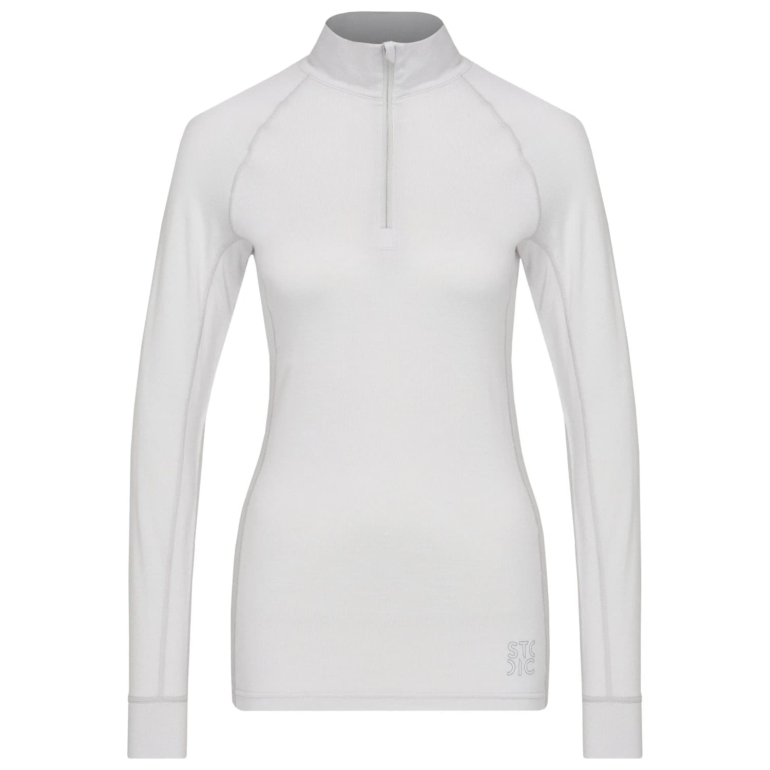 Мериносово термобельо Stoic Women's Merino240 BengtSt. Half Zip Merino base layer - Moon Grey