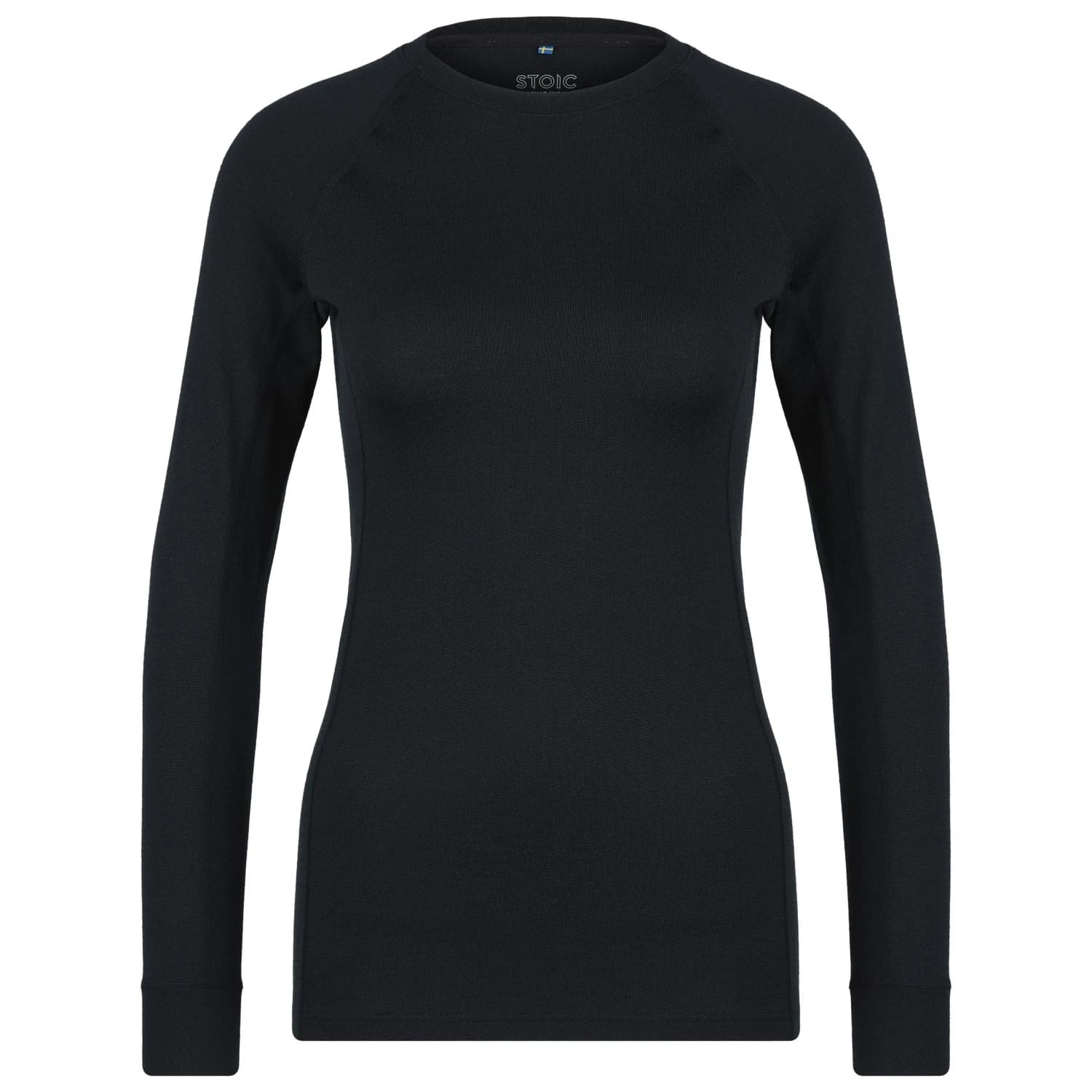 Дамско мериносово термобельо Stoic Women's Merino240 BengtSt. L/S Merino base layer - Black