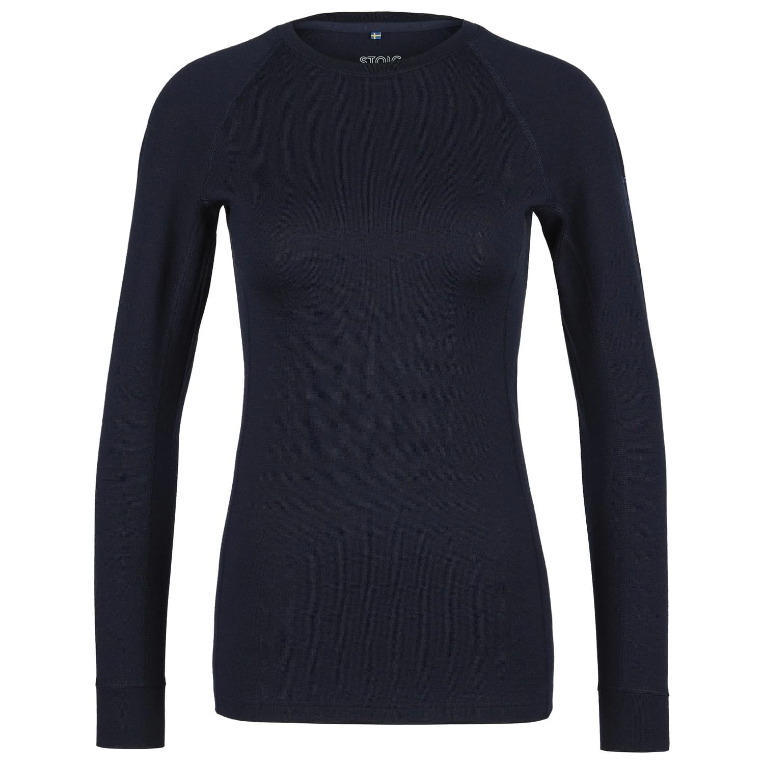 Дамско мериносово термобельо Stoic Women's Merino240 BengtSt. L/S Merino base layer - Dark Navy