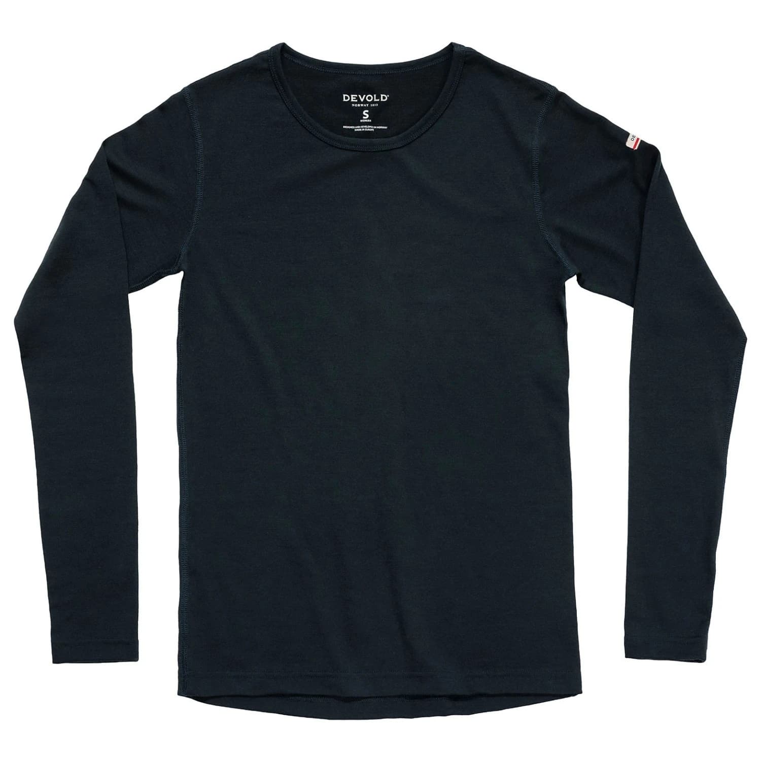 Мериносово термобельо Devold Women's Breeze Plus Merino 200 Shirt Merino base layer - Ink