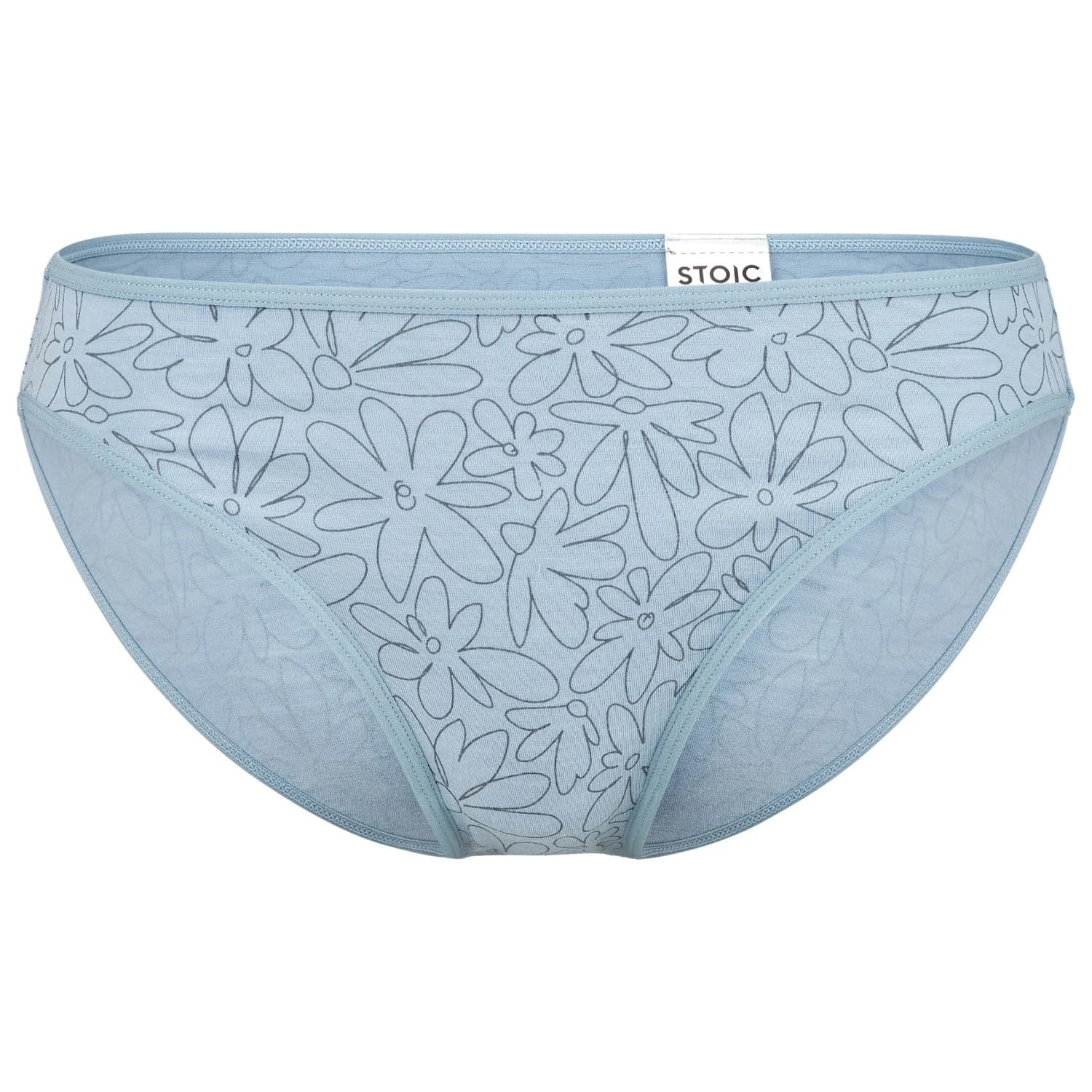 Дамско мериносово термобельо Stoic Women's Merino150 SadjemSt. Brief Merino base layer - Light Blue Flower