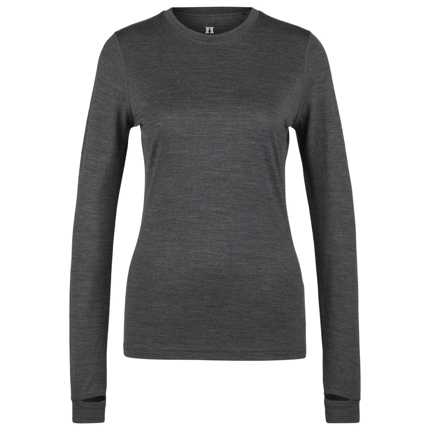 Дамско мериносово термобельо Heber Peak Women's Merino250 RootHe. L/S Merino base layer - Dark Smoke Melange