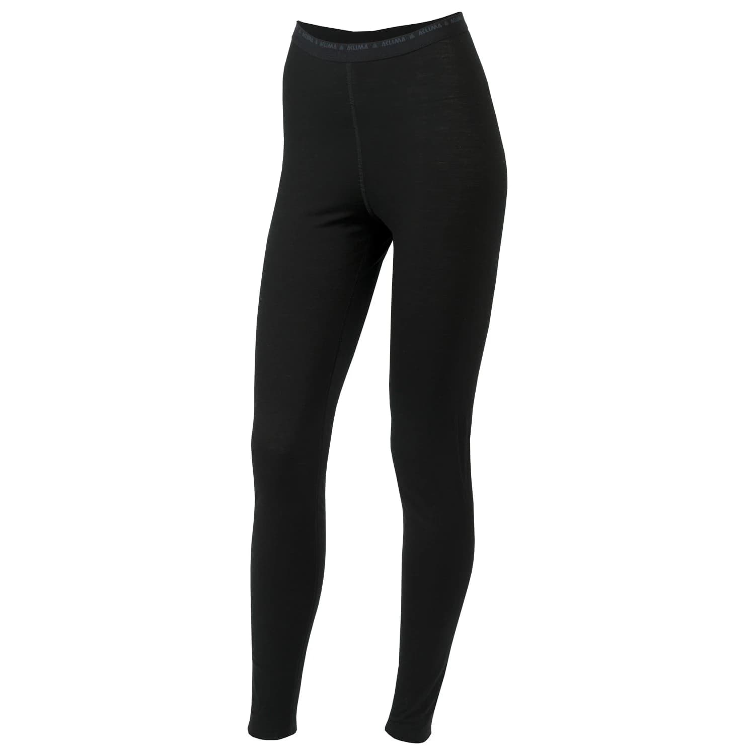 Дамско мериносово термобельо Aclima Women's LightWool 140 Longs Merino base layer - Jet Black