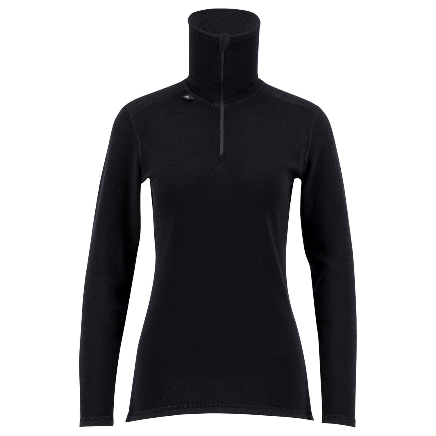 Дамско мериносово термобельо Ulvang Women's Comfort 200 Turtle Neck w/ Zip Merino base layer - Black / Black