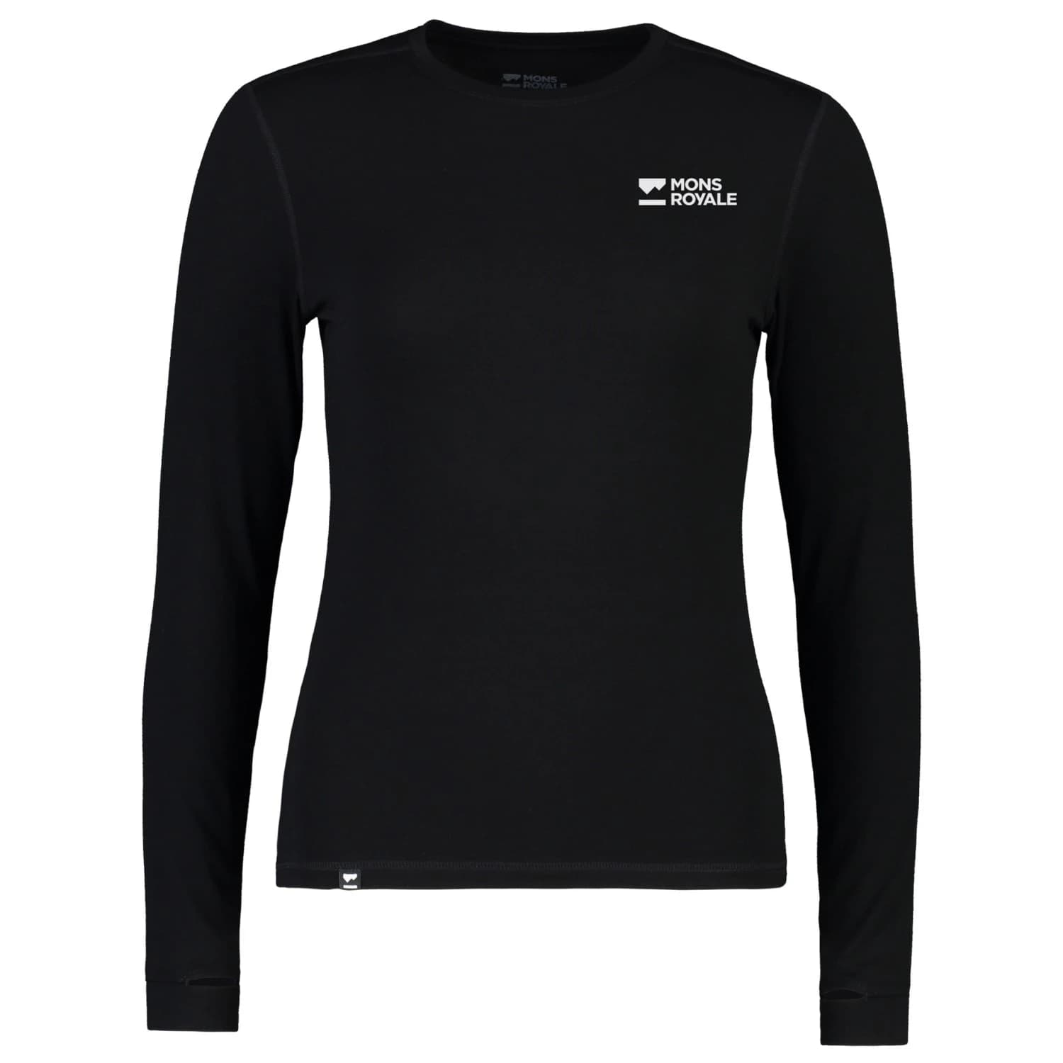 Мериносово термобельо Mons Royale Women's Cascade Merino Flex 200 L/S Merino base layer - Black