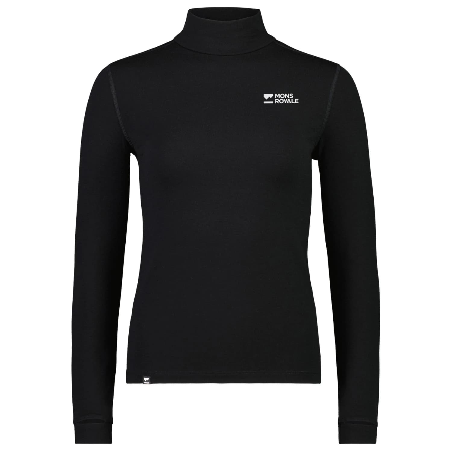Мериносово термобельо Mons Royale Women's Cascade Mock Neck L/S Merino base layer - Black