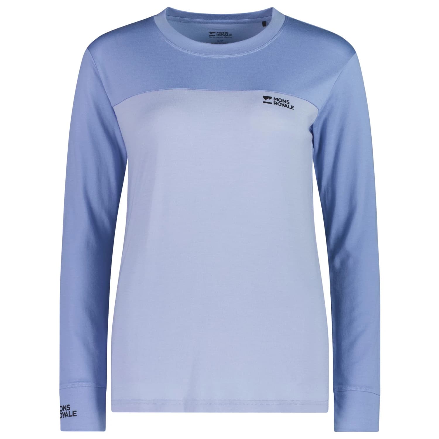 Мериносово термобельо Mons Royale Women's Yotei Merino L/S Merino base layer - Ice Blue / Moonstone