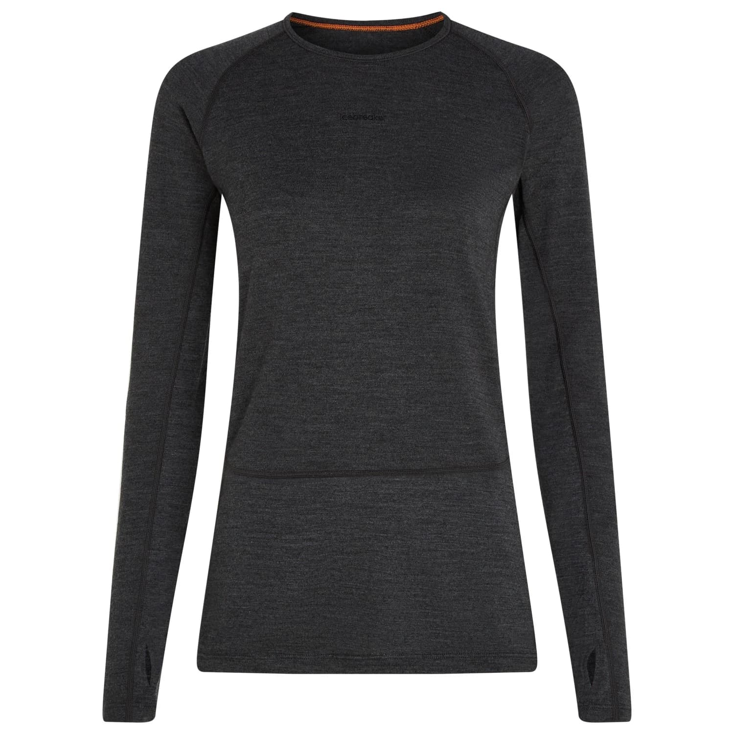 Мериносово термобельо Icebreaker Women's Merino 260 Zoneknit L/S Crewe Merino base layer - Jet Heather 011