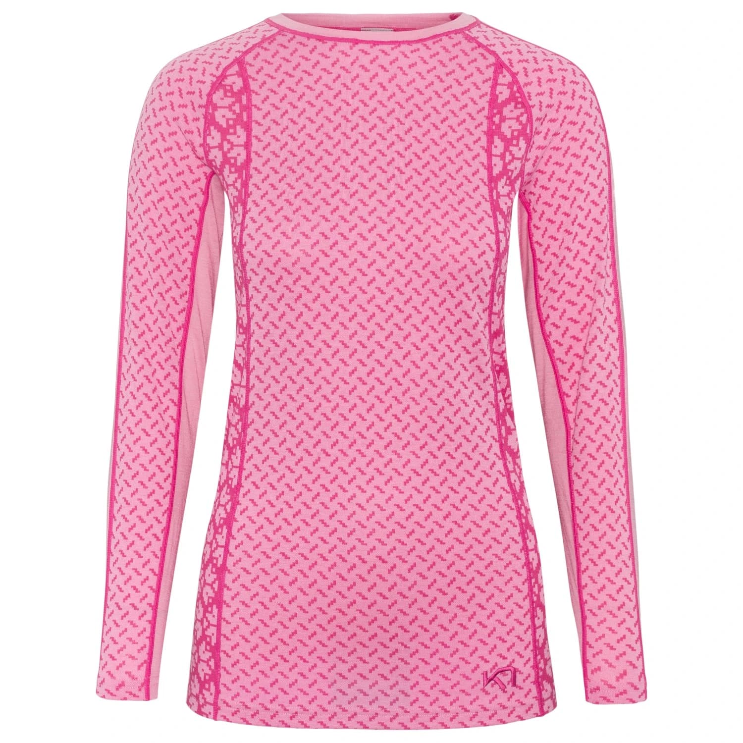 Мериносово термобельо Kari Traa Women's Lekker L/S Merino base layer - Prism