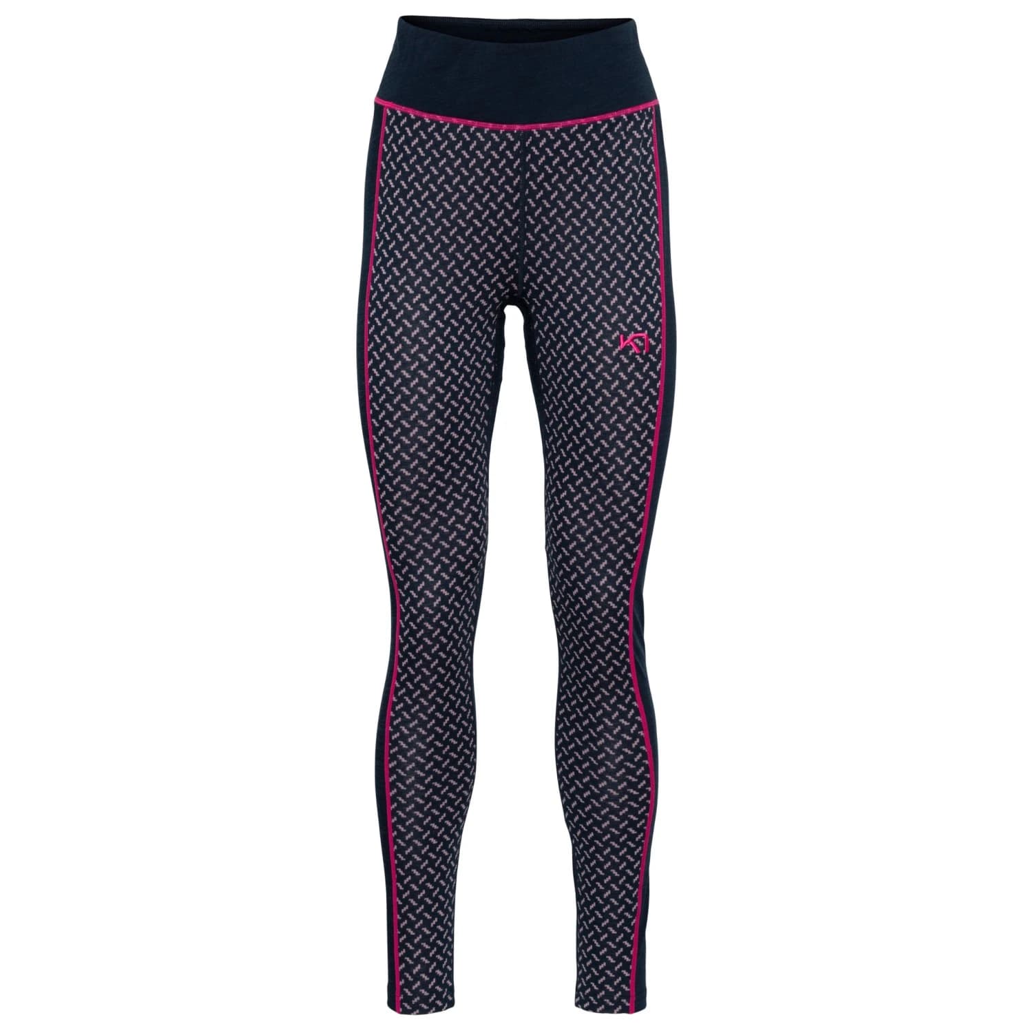 Мериносово термобельо Kari Traa Women's Lekker Pants Merino base layer - Dark Navy Blue