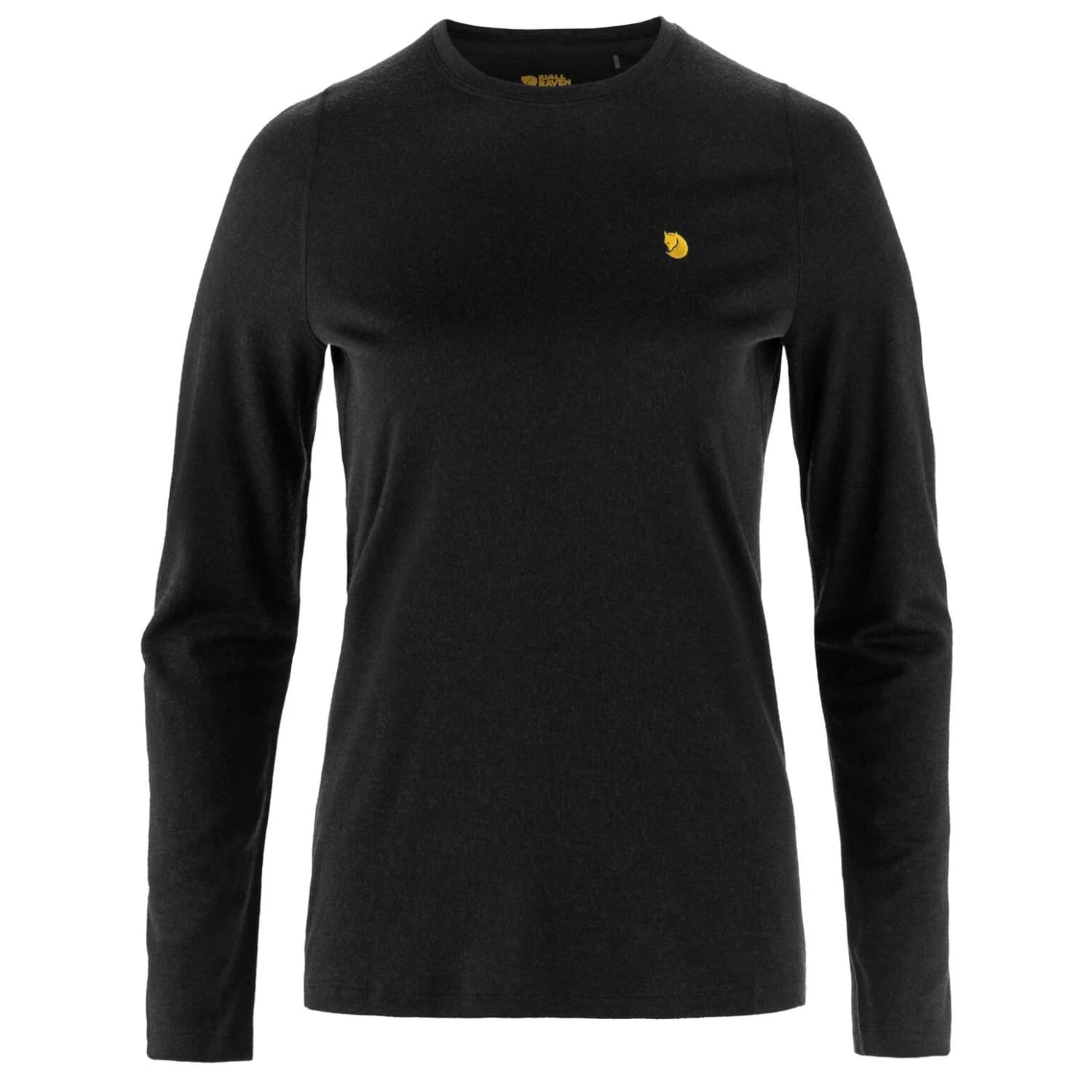 Дамска мериносова блуза Fjällräven Women's Bergtagen Merino 190 L/S Merino longsleeve - Black