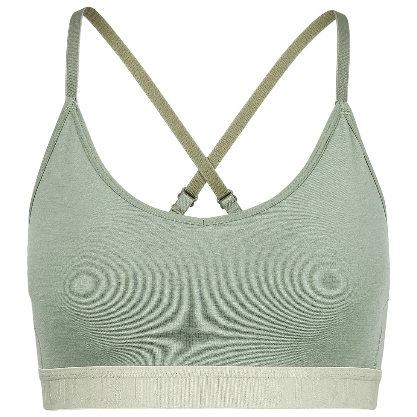 Дамско мериносово термобельо Stoic Women's Merino150 SadjemSt. Bra Merino base layer - Agave Green