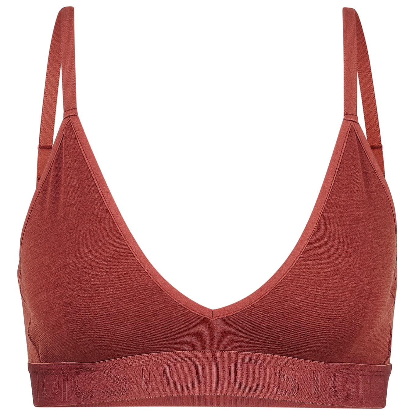 Дамско мериносово термобельо Stoic Women's Merino150 AlsenSt. Flexible Bra Sports bra - Barn Red