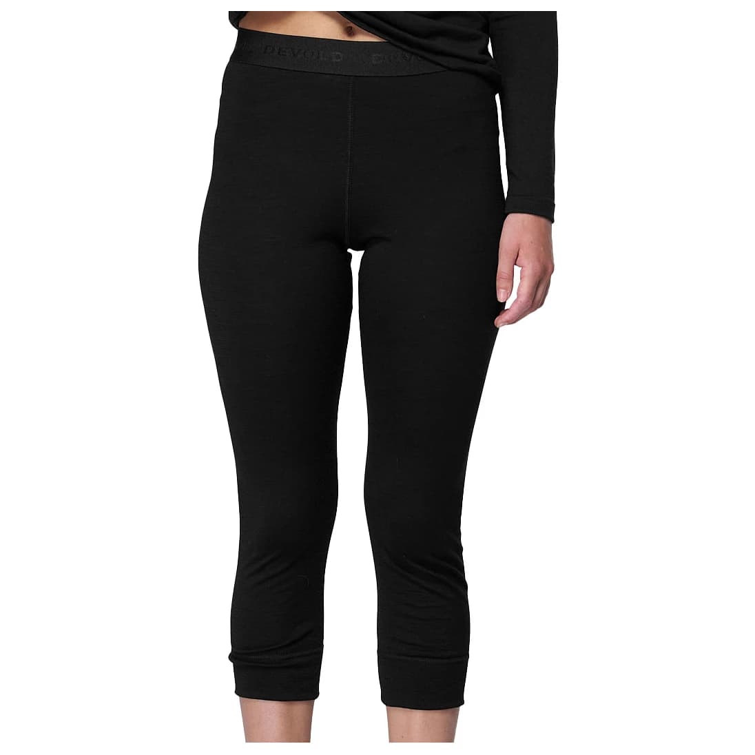 Мериносово термобельо Devold Women's Breeze Plus Merino 200 3/4 Longs Merino underpants - Black