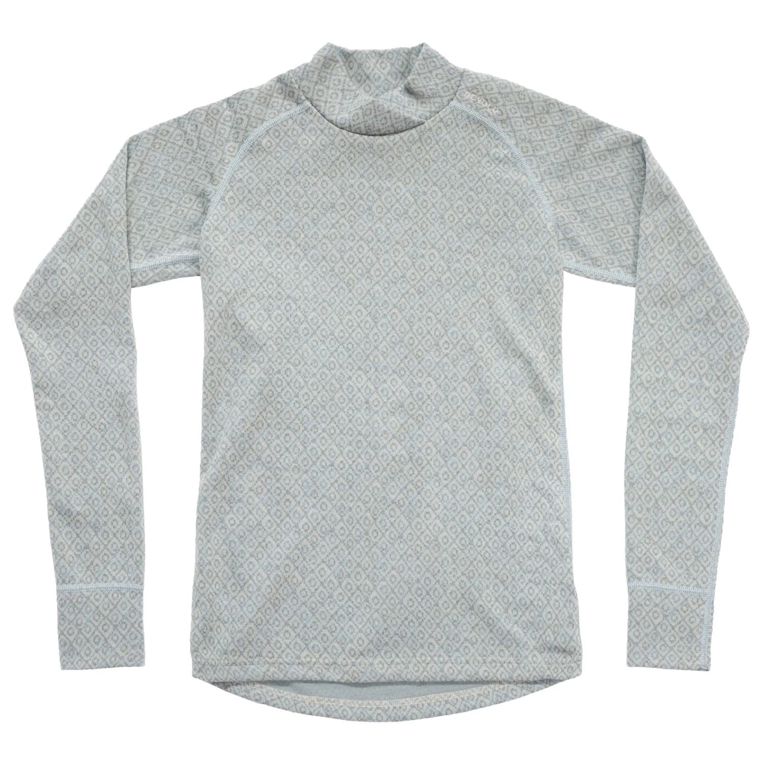 Мериносово термобельо Devold Women's Signature Silk 230 Cross Neck Merino shirt - Dawn