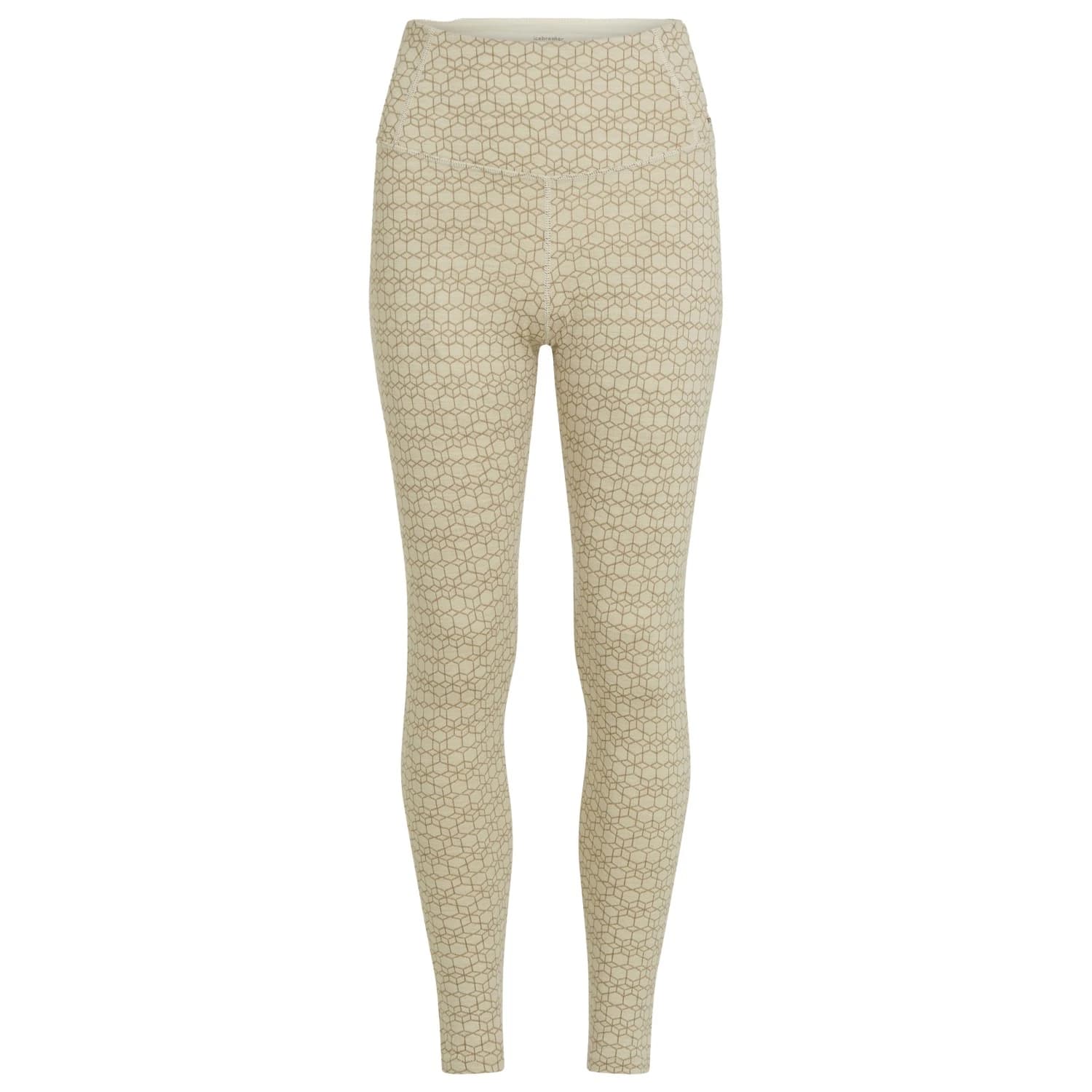 Мериносово термобельо Icebreaker Women's Merino 260 Oasis Leggings Alpine Geo Merino base layer - Undyed / Cumin / J
