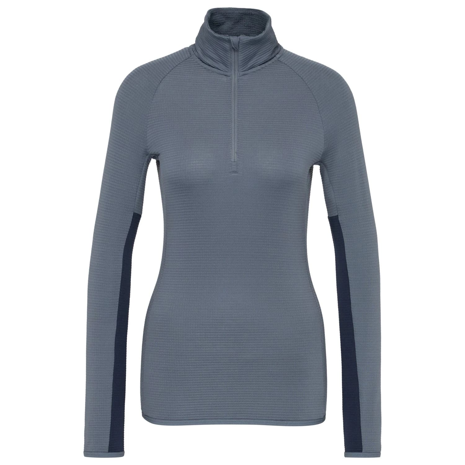 Мериносово термобельо Stoic Women's MerinoSoft180 TuleboLightSt. Half Zip Merino base layer - Pale Blue Grey