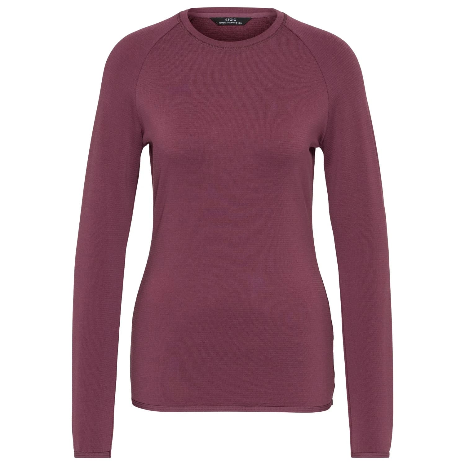 Мериносово термобельо Stoic Women's MerinoSoft245 TuleboSt. II L/S Merino base layer - Plum Red