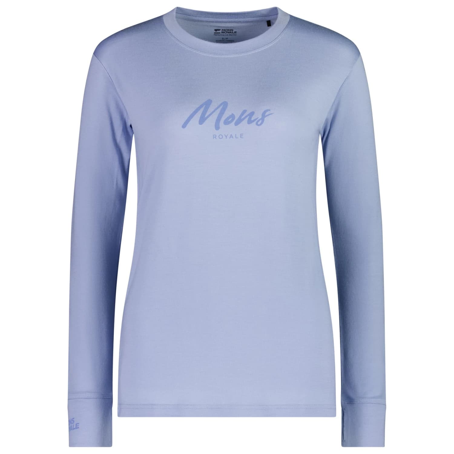 Мериносово термобельо Mons Royale Women's Yotei Merino Classic Long Sleeve Merino longsleeve - Ice Blue